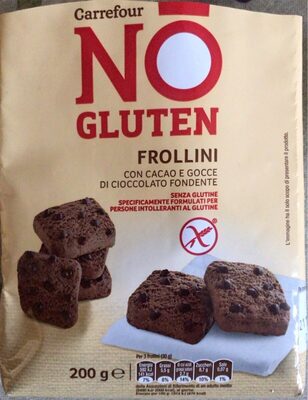 No gluten frollini cacao