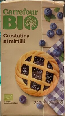 Crostatina ai mirtilli bio