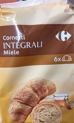 Cornetti integrali miele front packaging