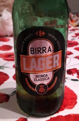 Birra lager bionda classica