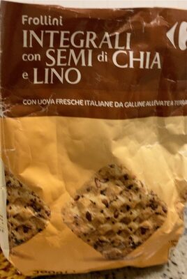 Frollini integrali chia e lino