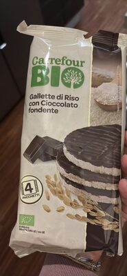Gallette di Riso con Cioccolato fondente front packaging