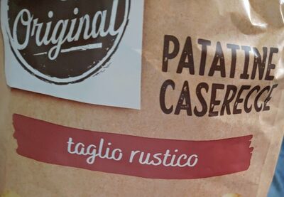 Patatine classiche taglio rustico front packaging