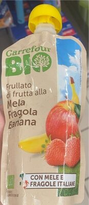 Frullato di frutta alla mela fragola banana