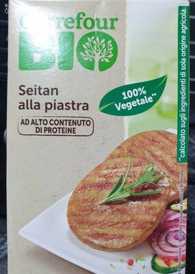 Seitan alla piastra front packaging