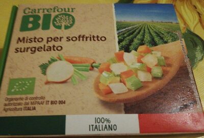 Misto per soffritto surgelato front packaging