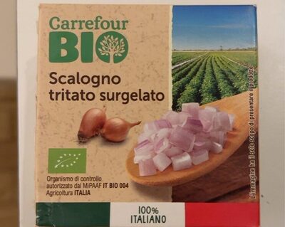 Scalogno tritato surgelato biologico