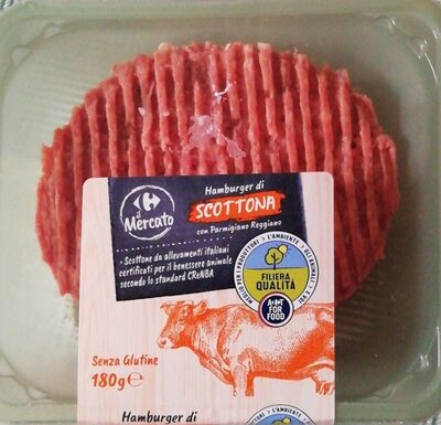 Hamburger di scottona con Parmigiano Reggiano