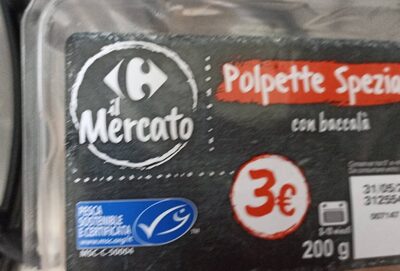 Polpette speziate con baccalà