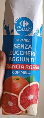 Succo Senza Zuccheri Arancia Rossa E Mela