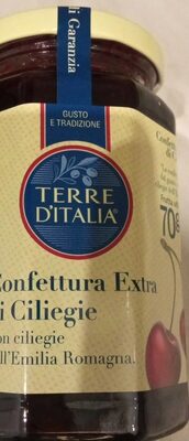 Confettura extra di ciliegie front packaging