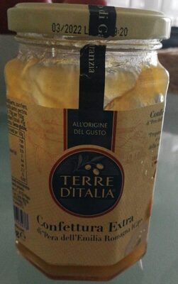 Confettura extra di pera terre d'Italia