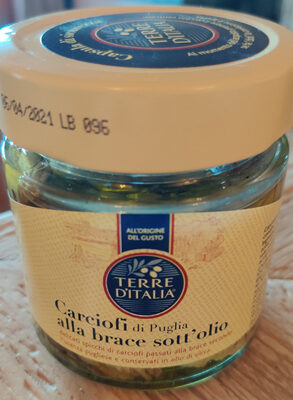 Carciofi di Puglia alla brace sott'olio