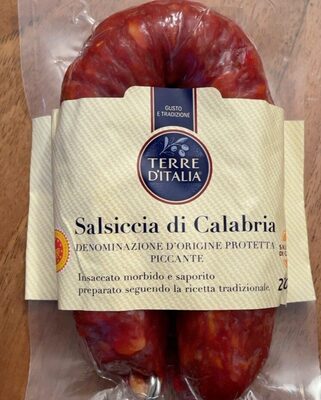 Salsiccia di Calabria front packaging