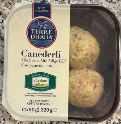 Canederli allo speck Alto Adige IGP