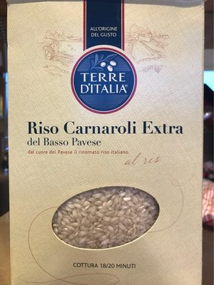 Riso Carnaroli Extra Terre D'italia 1000 front packaging