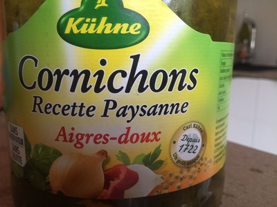 Cornichons Recette Paysanne Aigres-doux