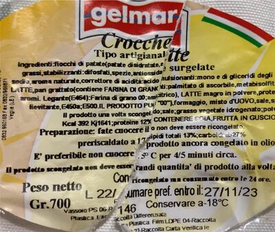 Crocchette front packaging