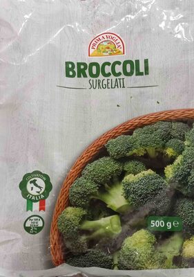 Broccoli surgelati front packaging