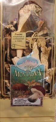 Funghi porcini secchi front packaging