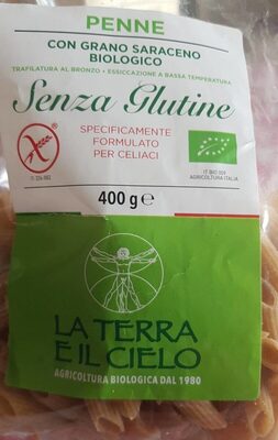 Penne senza glutine front packaging