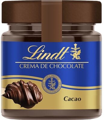 Crema de chocolate front packaging