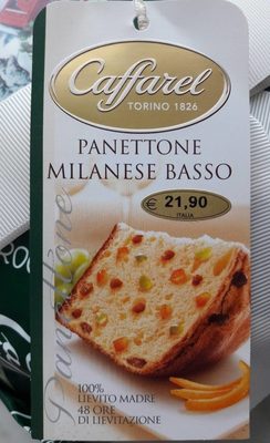 Panettone Milano Basso front packaging