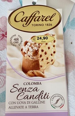 Colomba senza canditi front packaging