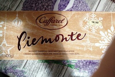 morbido gianduia, croccanti nocciole intere front packaging