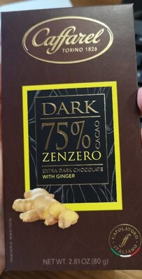Dark 75% cacao zenzero