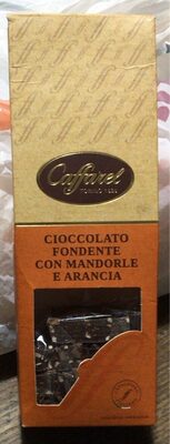 Cioccolato fondente con mandorle e arancia