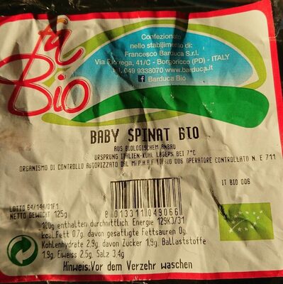 Baby Spinat bio