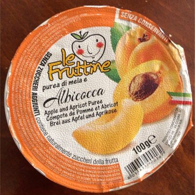 Purea di mele e albicocca