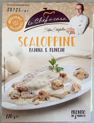 Scaloppine panna e funghi
