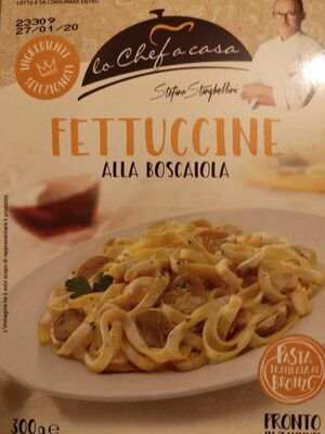 Fettuccine à la boscaiola front packaging