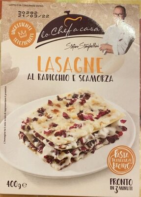 LASAGNA AL RADICCHIO E SCAMORZA front packaging