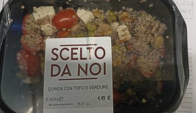 Quinoa tofu e verdure