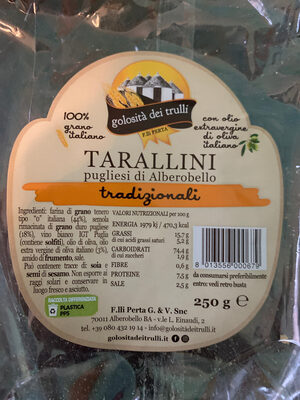 Tarallini front packaging
