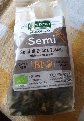 Graines de courge toastés front packaging