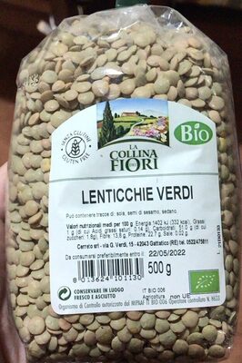 Lenticchie Verdi front packaging
