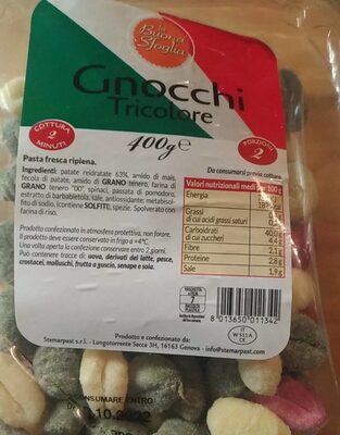 Gnocchi tricolore