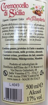 Cremoncello di Sicilia