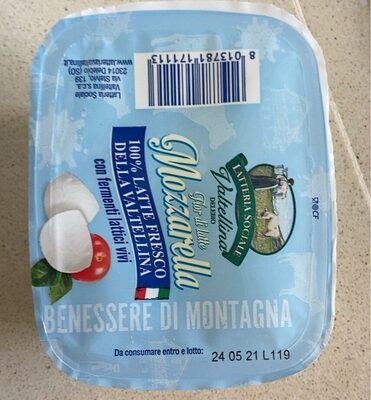 Mozzarella fior di latte front packaging