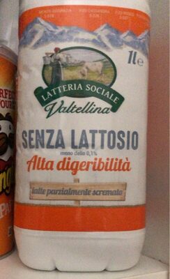 Latte senza lattosio front packaging