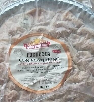 Focaccia con rosmarino