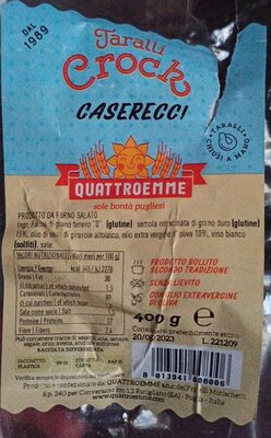 Taralli Crock Caserecci