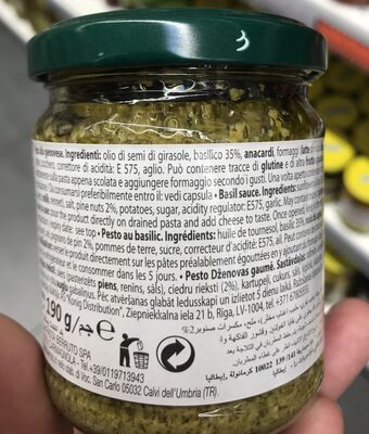 Pesto Alla Genovese front packaging