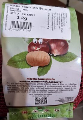 Marroni Convenienza front packaging