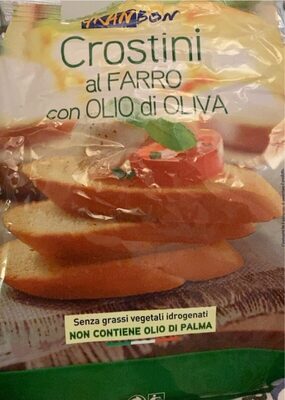 Crostini al farro con olio di oliva