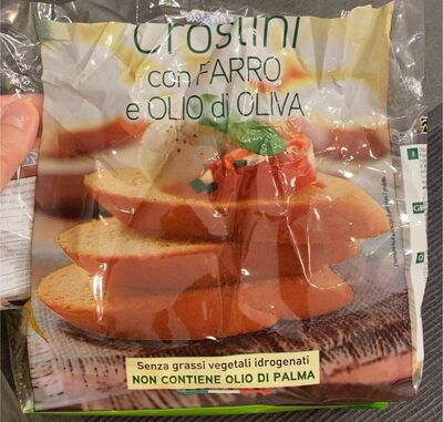 Crostini con Farro e Olio di Oliva